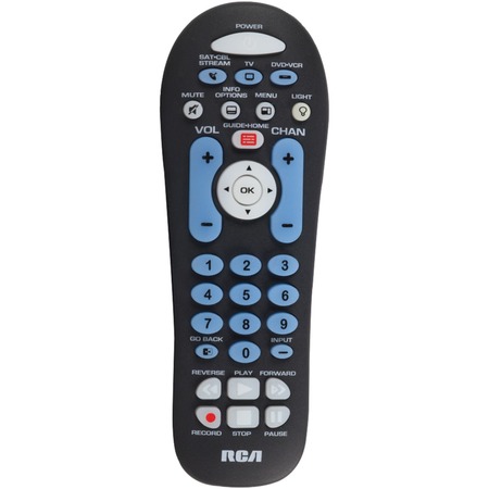 RCA Big-Button 3-Device Universal Remote w/Streaming and Dual Navigation RCR313BR